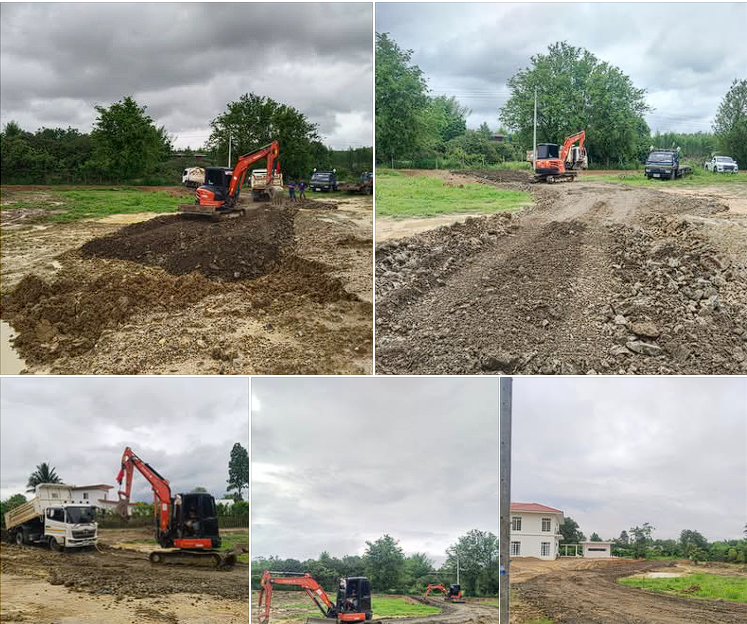 roadwork ก่อสร้างถนน