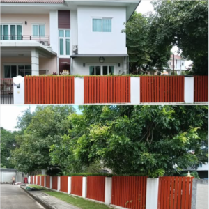 Build a Fence with beautiful house